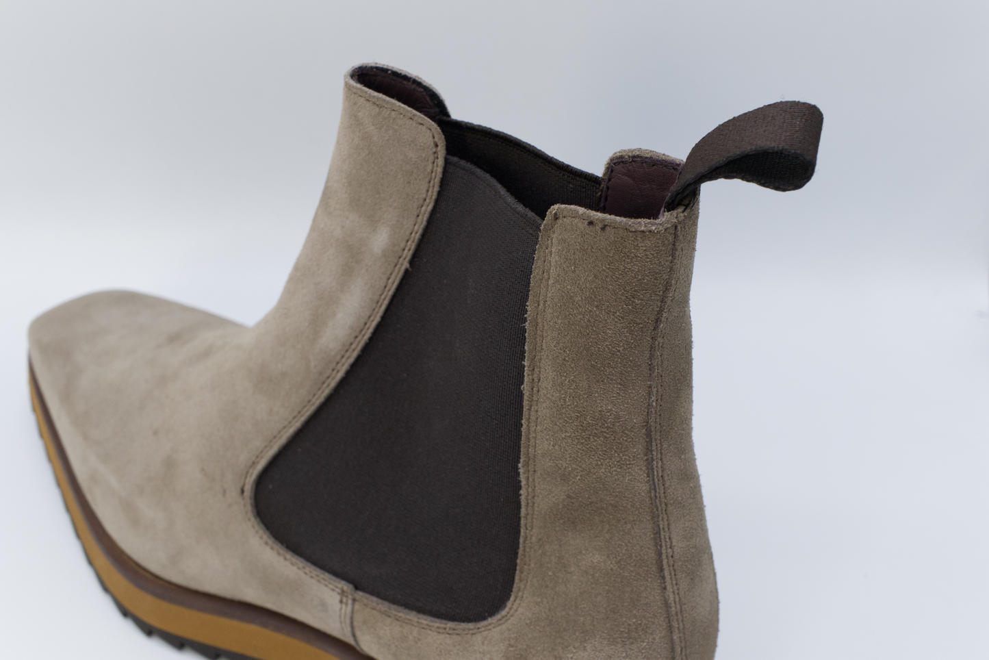 Shop Handmade Italian Men's Suede Chelsea Boot in Dove Grey or browse our range of hand-made Italian sneakers for men in leather or suede. We deliver to the USA and Canada & offer multiple payment plans as well as accept multiple safe & secure payment methods. \With exceptional quality and comfort, our boots are perfect for any occasion.  Duedi03