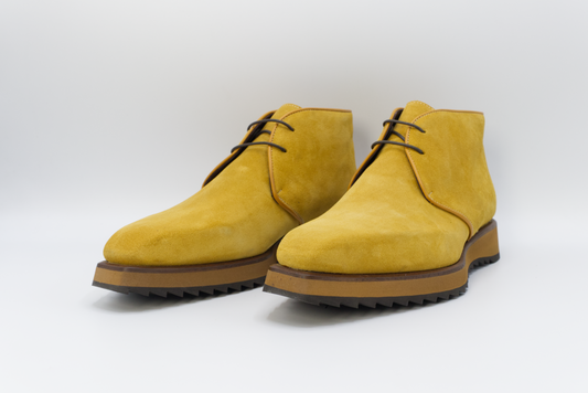 Shop Handmade Italian Suede Chukka Boot in Mustard or browse our range of hand-made Italian sneakers for men in leather or suede. We deliver to the USA and Canada & offer multiple payment plans as well as accept multiple safe & secure payment methods. Duedi01