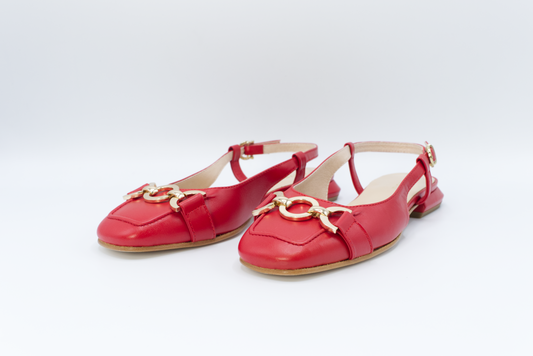 Shop Handmade Italian Leather Women's Sling Back Pumps in Red or browse our range of hand-made Italian heels, sandals, and sneakers for men and women in leather or suede. We deliver to the USA and Canada & offer multiple payment plans as well as accept multiple safe & secure payment methods. Togi05
