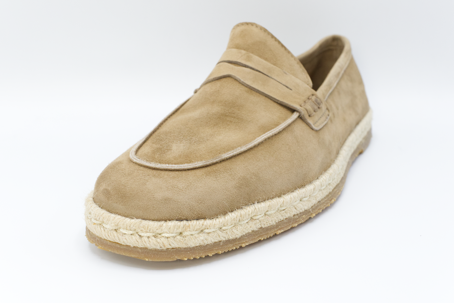 Shop Handmade Men's Suede Espadrille Style Loafer in Beige or browse our range of hand-made Italian sneakers for men in leather or suede. We deliver to the USA and Canada & offer multiple payment plans as well as accept multiple safe & secure payment methods.