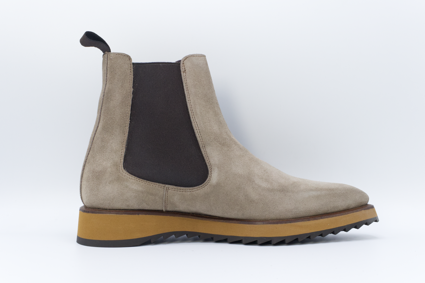 Shop Handmade Italian Men's Suede Chelsea Boot in Dove Grey or browse our range of hand-made Italian sneakers for men in leather or suede. We deliver to the USA and Canada & offer multiple payment plans as well as accept multiple safe & secure payment methods. \With exceptional quality and comfort, our boots are perfect for any occasion.  Duedi03